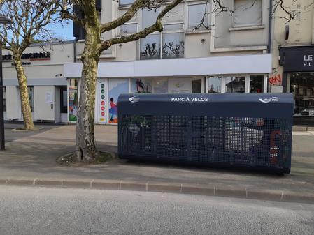 Melivélo : 4 nouveaux box à vélo installés à la gare de Melun