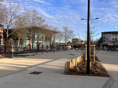 Le sud de la gare se met au vert !