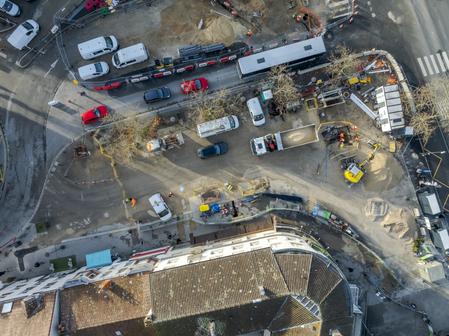 [ZOOM] sur les travaux de la place de l’Ermitage