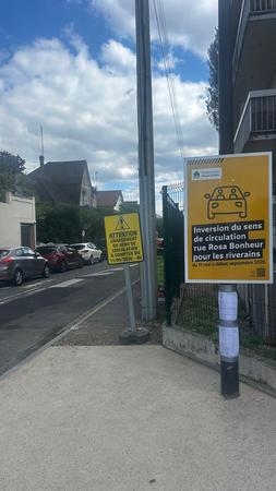 [INFO TRAVAUX] Inversion du sens de circulation  – Rue Rosa Bonheur